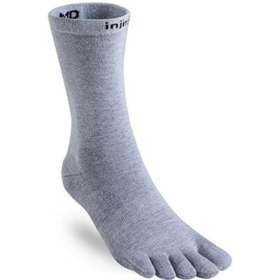 Injinji Liner Crew teensokken, grijs, S S Injinji Liner Crew teensokken, grijs, S S