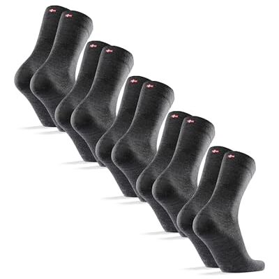 DANISH ENDURANCE Sokken van merinowol, 3 of 5 stuks, grijs, 5 stuks, 43-47 43-47 DANISH ENDURANCE Sokken van merinowol, 3 of 5 stuks, grijs, 5 stuks, 43-47 43-47
