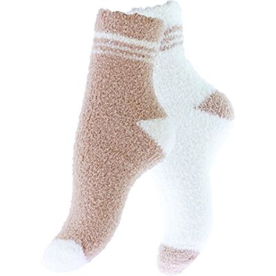 Vincent Knuffelzachte warme pluizige sokken voor dames (2 of 4 paar) bedsokken wintersokken Taille unique Vincent Knuffelzachte warme pluizige sokken voor dames (2 of 4 paar) bedsokken wintersokken Taille unique