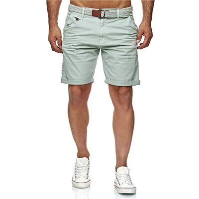 Indicode Conor katoenen herenshorts, Lichtblauw L Indicode Conor katoenen herenshorts, Lichtblauw L