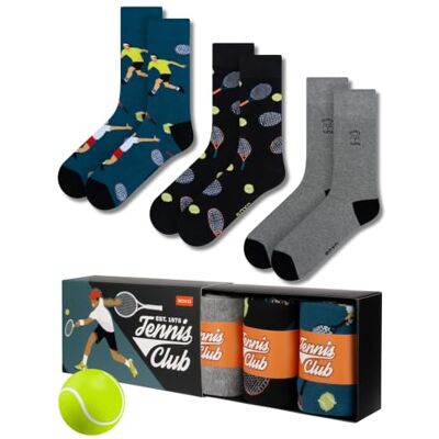 soxo Sportsokken voor heren, fantasie, grappig cadeau, sokken, cadeau, idee, 40-45, tennis, 3 paar 40-45 soxo Sportsokken voor heren, fantasie, grappig cadeau, sokken, cadeau, idee, 40-45, tennis, 3 paar 40-45