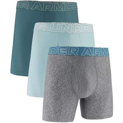 Under Armour Lot de 3 Boxers pour Homme Tech Performance, Longueur Jambe 15 cm – Respirant, évacuation de l’humidité, Toucher Doux, Confort Toute la journée, Enamel Blue, 3XL Under Armour Lot de 3 Boxers pour Homme Tech Performance, Longueur Jambe 15 cm – Respirant, évacuation de l’humidité, Toucher Doux, Confort Toute la journée, Enamel Blue, 3XL