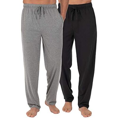 Fruit of the Loom Jersey Knit Sleep Pant pyjamabroek voor heren, ebbenhout / essenmix, 3XL grote maat 3XL grote maat Fruit of the Loom Jersey Knit Sleep Pant pyjamabroek voor heren, ebbenhout / essenmix, 3XL grote maat 3XL grote maat
