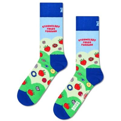 Happy Socks Exclusieve Beatles Sock Gift Set in Box- Muziekthema voor Mannen en Vrouwen Collection Beatles, bleu avec inscription, longueur crew, unisexe, sous licence officielle 41-46 Happy Socks Exclusieve Beatles Sock Gift Set in Box- Muziekthema voor Mannen en Vrouwen Collection Beatles, bleu avec inscription, longueur crew, unisexe, sous licence officielle 41-46