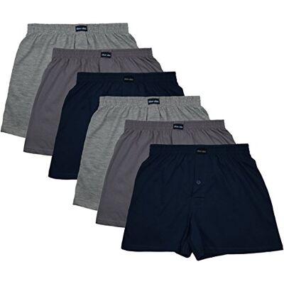 MioRalini 6 heren boxershort in klassieke kleuren 100% katoen zonder zijnaden naadloze maat 5-10 XL MioRalini 6 heren boxershort in klassieke kleuren 100% katoen zonder zijnaden naadloze maat 5-10 XL