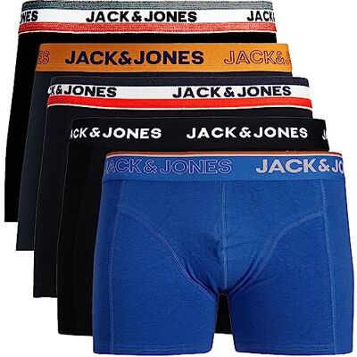 Jack & Jones Jachuey Trunks 5 Pack Noos heren Boxershorts (5-Pack), Pack van 5 #34, XL XL Jack & Jones Jachuey Trunks 5 Pack Noos heren Boxershorts (5-Pack), Pack van 5 #34, XL XL