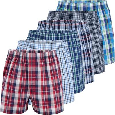 City Life Klassieke boxershorts voor heren, 6 stuks, Veelkleurig (Classic Multicolour 1), XL XL City Life Klassieke boxershorts voor heren, 6 stuks, Veelkleurig (Classic Multicolour 1), XL XL