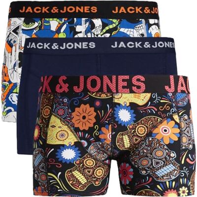 Jack & Jones Sense Trunks Boxershorts voor heren, 3 stuks L Jack & Jones Sense Trunks Boxershorts voor heren, 3 stuks L