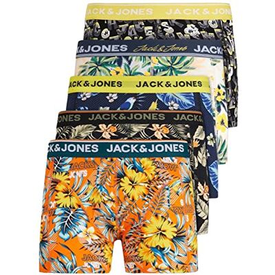 Jack & Jones Jaclee Trunks Boxershorts voor heren, 5 stuks S Jack & Jones Jaclee Trunks Boxershorts voor heren, 5 stuks S