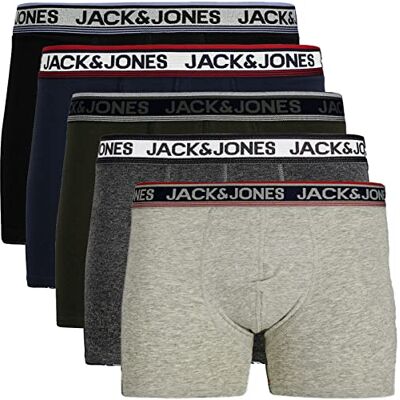 Jack & Jones Jacblack Friday Ln boxershorts voor heren, 5 stuks, Set van 5, meerkleurig #51 3XL Jack & Jones Jacblack Friday Ln boxershorts voor heren, 5 stuks, Set van 5, meerkleurig #51 3XL