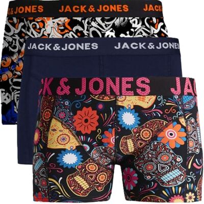 Jack & Jones Sense Trunks Boxershorts voor heren, 3 stuks XL Jack & Jones Sense Trunks Boxershorts voor heren, 3 stuks XL