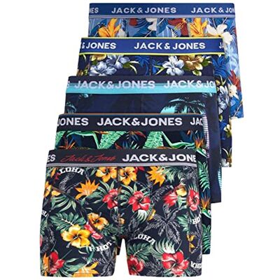 Jack & Jones Jaclee Trunks Boxershorts voor heren, 5 stuks XXL Jack & Jones Jaclee Trunks Boxershorts voor heren, 5 stuks XXL