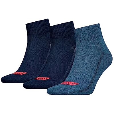 Levis Recycled Cotton Quarts sokken, uniseks, volwassenen, denim, 43/46 EU 43-46 Levis Recycled Cotton Quarts sokken, uniseks, volwassenen, denim, 43/46 EU 43-46