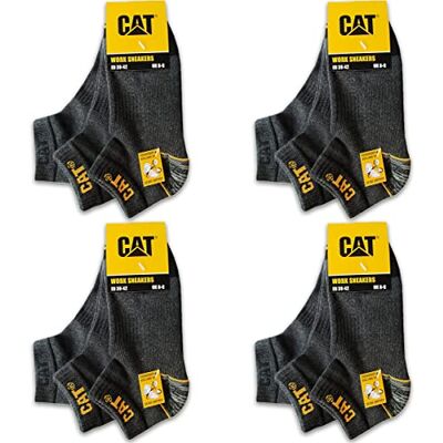 CAT Erpillar Work werksokken voor werksneakers, maat 39-50, 12 paar, 12 paar grijs, 47-50 47-50 CAT Erpillar Work werksokken voor werksneakers, maat 39-50, 12 paar, 12 paar grijs, 47-50 47-50