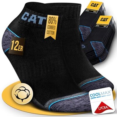 CAT ERPILLAR POWER & COOL WORK SNEAKERS 12 paar sneakers, werksokken, werksokken, maten 39-42, 43-46, 47-50, 12 paar zwarte sokken 39-42 CAT ERPILLAR POWER & COOL WORK SNEAKERS 12 paar sneakers, werksokken, werksokken, maten 39-42, 43-46, 47-50, 12 paar zwarte sokken 39-42