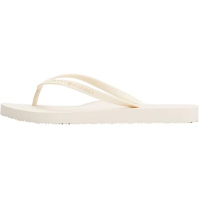 Tommy Hilfiger Hilfiger Strap Beach Sandal Fw0fw08736 teenslippers voor dames, Ivoor geel bloemblad, 39 EU 39 EU Tommy Hilfiger Hilfiger Strap Beach Sandal Fw0fw08736 teenslippers voor dames, Ivoor geel bloemblad, 39 EU 39 EU