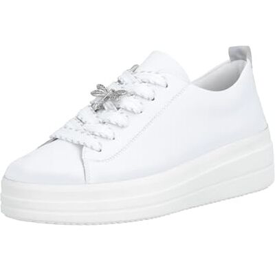 Remonte D1c03 lage sneakers voor dames, Wit, 42 EU 42 EU Remonte D1c03 lage sneakers voor dames, Wit, 42 EU 42 EU