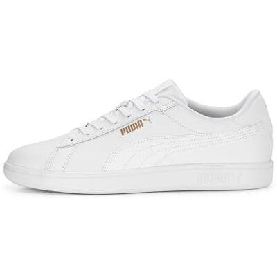 Puma Smash, uniseks sneakers voor volwassenen, wit wit goud, 42 EU 42 EU Puma Smash, uniseks sneakers voor volwassenen, wit wit goud, 42 EU 42 EU