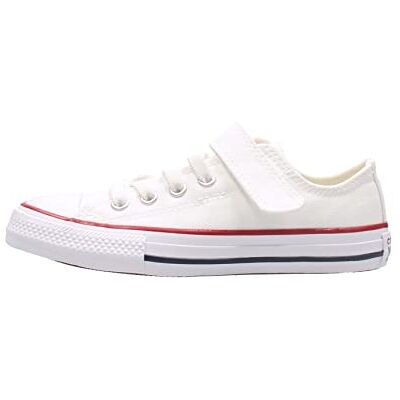 Converse Chuck Taylor All Star 1V Easy-on Sneakerjongens, Wit. 34 EU Converse Chuck Taylor All Star 1V Easy-on Sneakerjongens, Wit. 34 EU
