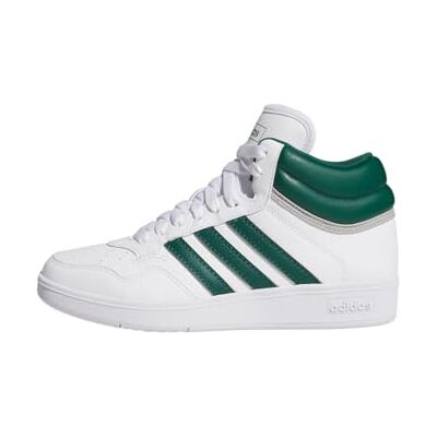 Adidas HOOPS 4.0 MID SHOES schoenen, uniseks, kinderen, Cloud White / Collegiate Green / Grey Two 36 EU Adidas HOOPS 4.0 MID SHOES schoenen, uniseks, kinderen, Cloud White / Collegiate Green / Grey Two 36 EU