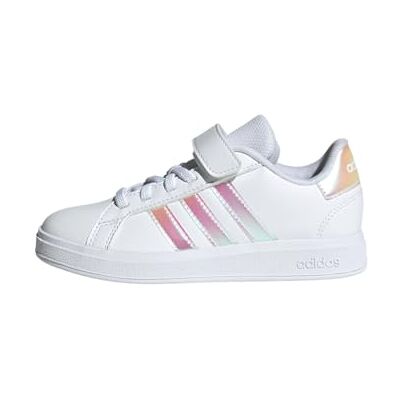 Adidas Grand Court 2.0 SHOES Children tennisschoenen, uniseks, kinderen, Cloud White / Iridescent / Cloud White, 31,5 EU 31,5 EU Adidas Grand Court 2.0 SHOES Children tennisschoenen, uniseks, kinderen, Cloud White / Iridescent / Cloud White, 31,5 EU 31,5 EU