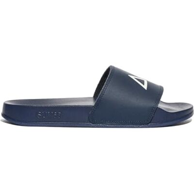 SUN68 X36110 Slippers Logo Navy Blue Rubberen pantoffels voor heren, Navy Blauw, 41 EU 41 EU SUN68 X36110 Slippers Logo Navy Blue Rubberen pantoffels voor heren, Navy Blauw, 41 EU 41 EU