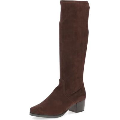 CAPRICE Dames hoge laarzen met hak kniehoch veganistisch, bruin (Dk Brn Stretch), 38,5 EU 39 EU CAPRICE Dames hoge laarzen met hak kniehoch veganistisch, bruin (Dk Brn Stretch), 38,5 EU 39 EU