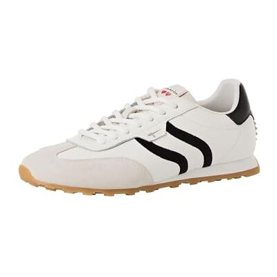 Tamaris 1-23614-46 Sneakers voor dames, laag model, Wit Zwart, 42 EU 42 EU Tamaris 1-23614-46 Sneakers voor dames, laag model, Wit Zwart, 42 EU 42 EU