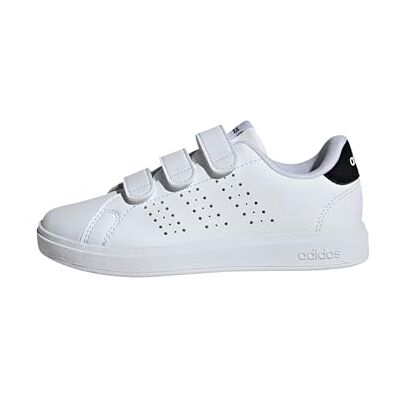 Adidas Advantage Base 2.0 Kinderschoenen, uniseks, Cloud White/Cloud White/Core Black, 30,5 EU 30.5 EU Adidas Advantage Base 2.0 Kinderschoenen, uniseks, Cloud White/Cloud White/Core Black, 30,5 EU 30.5 EU