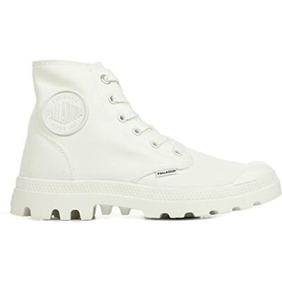 Palladium Uniseks Pampa Monochrome Sneaker Boots, Wit, 38 EU 38 EU Palladium Uniseks Pampa Monochrome Sneaker Boots, Wit, 38 EU 38 EU