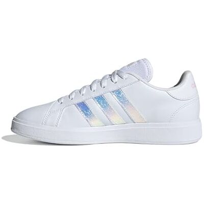 Adidas Dames Grand Court Base 2.0 schoenen, wolkenwit/wolkenwit/helder roze, 38 EU 38 EU Adidas Dames Grand Court Base 2.0 schoenen, wolkenwit/wolkenwit/helder roze, 38 EU 38 EU