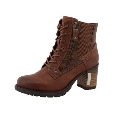 MUSTANG enkellaarzen dames 15M0182001, maat: 36 EU, kleur: bruin 36 EU MUSTANG enkellaarzen dames 15M0182001, maat: 36 EU, kleur: bruin 36 EU