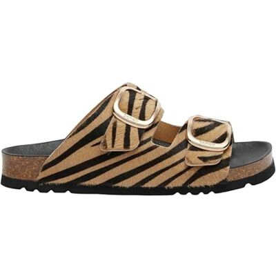 Scholl Noelle Damessandalen, Zebra beige zwart, 41 EU 41 EU Scholl Noelle Damessandalen, Zebra beige zwart, 41 EU 41 EU