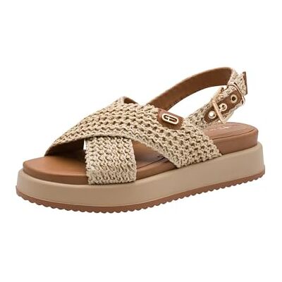 Tamaris Dames 1-28224-46 damessandalen, Beige, 37 EU 37 EU Tamaris Dames 1-28224-46 damessandalen, Beige, 37 EU 37 EU