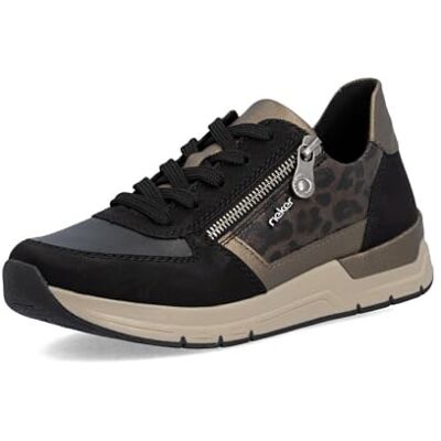 Rieker Lage sneakers voor dames 58902, lage damesschoenen, losse zool 43 EU smalle maat Rieker Lage sneakers voor dames 58902, lage damesschoenen, losse zool 43 EU smalle maat
