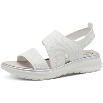 Tamaris Comfort TC Veganistische damessandalen, wit/zilver, maat 37 EU, wit/zilver, 37 EU 37 EU Tamaris Comfort TC Veganistische damessandalen, wit/zilver, maat 37 EU, wit/zilver, 37 EU 37 EU