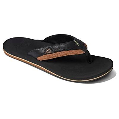 REEF Dawn Teenslippers voor heren, Black Tan, 44 EU 44 EU REEF Dawn Teenslippers voor heren, Black Tan, 44 EU 44 EU
