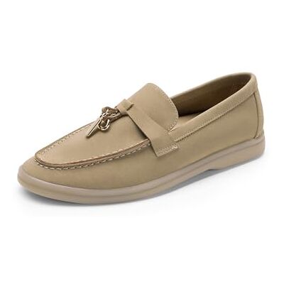 DREAM PAIRS Wokr instappers voor dames, Abrikoos, 37 EU 37 EU DREAM PAIRS Wokr instappers voor dames, Abrikoos, 37 EU 37 EU