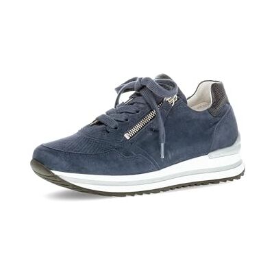 Gabor Lage sneakers voor dames, lage schoenen, comfortabele extra breedte (H), River Marine 26, 38,5 EU breed 38,5 EU Large Gabor Lage sneakers voor dames, lage schoenen, comfortabele extra breedte (H), River Marine 26, 38,5 EU breed 38,5 EU Large