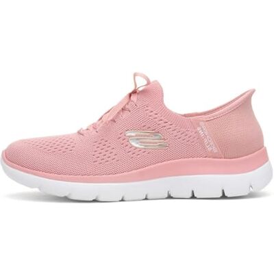 Skechers Dames Summits 12980 brede espadrilles, Rose Knit/Coral Trim, 37.5 EU 37.5 EU Skechers Dames Summits 12980 brede espadrilles, Rose Knit/Coral Trim, 37.5 EU 37.5 EU