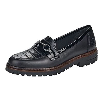 Rieker 54862, mocassin voor dames, zwart. 36 EU Rieker 54862, mocassin voor dames, zwart. 36 EU