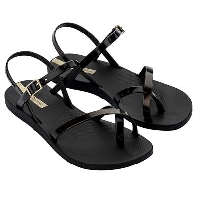 Ipanema Dames Fashion Sand Viii Fem Sandaal, zwart goud zwart, 38 EU Smal 38 EU Smal Ipanema Dames Fashion Sand Viii Fem Sandaal, zwart goud zwart, 38 EU Smal 38 EU Smal