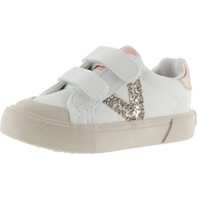 victoria ROSA 28 1065190 Lage sneakers met stam in lederlook & logo met glitter en klittenband voor meisjes 28 EU victoria ROSA 28 1065190 Lage sneakers met stam in lederlook & logo met glitter en klittenband voor meisjes 28 EU