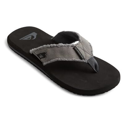 Quiksilver Monkey Abyss Teenslippers voor heren, Grijs Grijs Zwart Brown, 44 EU 44 EU Quiksilver Monkey Abyss Teenslippers voor heren, Grijs Grijs Zwart Brown, 44 EU 44 EU