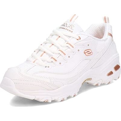 Skechers D'lites Biggest Fan, Sneakers Femme, blanc, 36 EU 36 EU Skechers D'lites Biggest Fan, Sneakers Femme, blanc, 36 EU 36 EU
