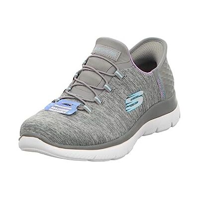 Skechers Dames Summits Dazzling Haze Espadrilles, Grijs Mesh/Multi Trim, 37,5 EU 37.5 EU Skechers Dames Summits Dazzling Haze Espadrilles, Grijs Mesh/Multi Trim, 37,5 EU 37.5 EU