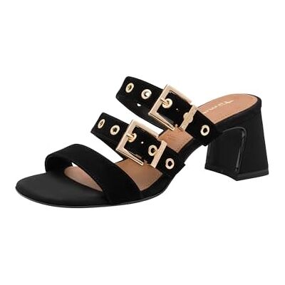 Tamaris 1-27222-46 Mules pour femme, noires, 40 UE 40 EU Tamaris 1-27222-46 Mules pour femme, noires, 40 UE 40 EU