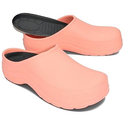 BeComfy Eva klompen voor dames en heren, comfortabele en ultralichte tuinschoenen, maat 35-46 EU, Zalm, 42 EU 42 EU BeComfy Eva klompen voor dames en heren, comfortabele en ultralichte tuinschoenen, maat 35-46 EU, Zalm, 42 EU 42 EU