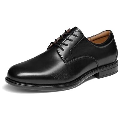 Bruno Marc Klassieke herenschoenen van leer, comfort Oxfords, zakelijk, formeel met veters, zwart., 43 EU 43 EU Bruno Marc Klassieke herenschoenen van leer, comfort Oxfords, zakelijk, formeel met veters, zwart., 43 EU 43 EU