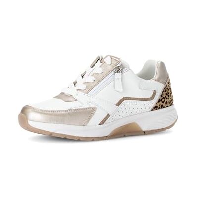 Gabor Lage sneakers voor dames, Natuurlijk wit poeder 53, 44 EU 44 EU Gabor Lage sneakers voor dames, Natuurlijk wit poeder 53, 44 EU 44 EU